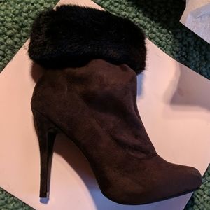 Kardashian Black Heeled Booties